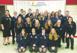 The Peebles High School FFA Chapter was recently named one of the top 10 chapters in the state of Ohio.