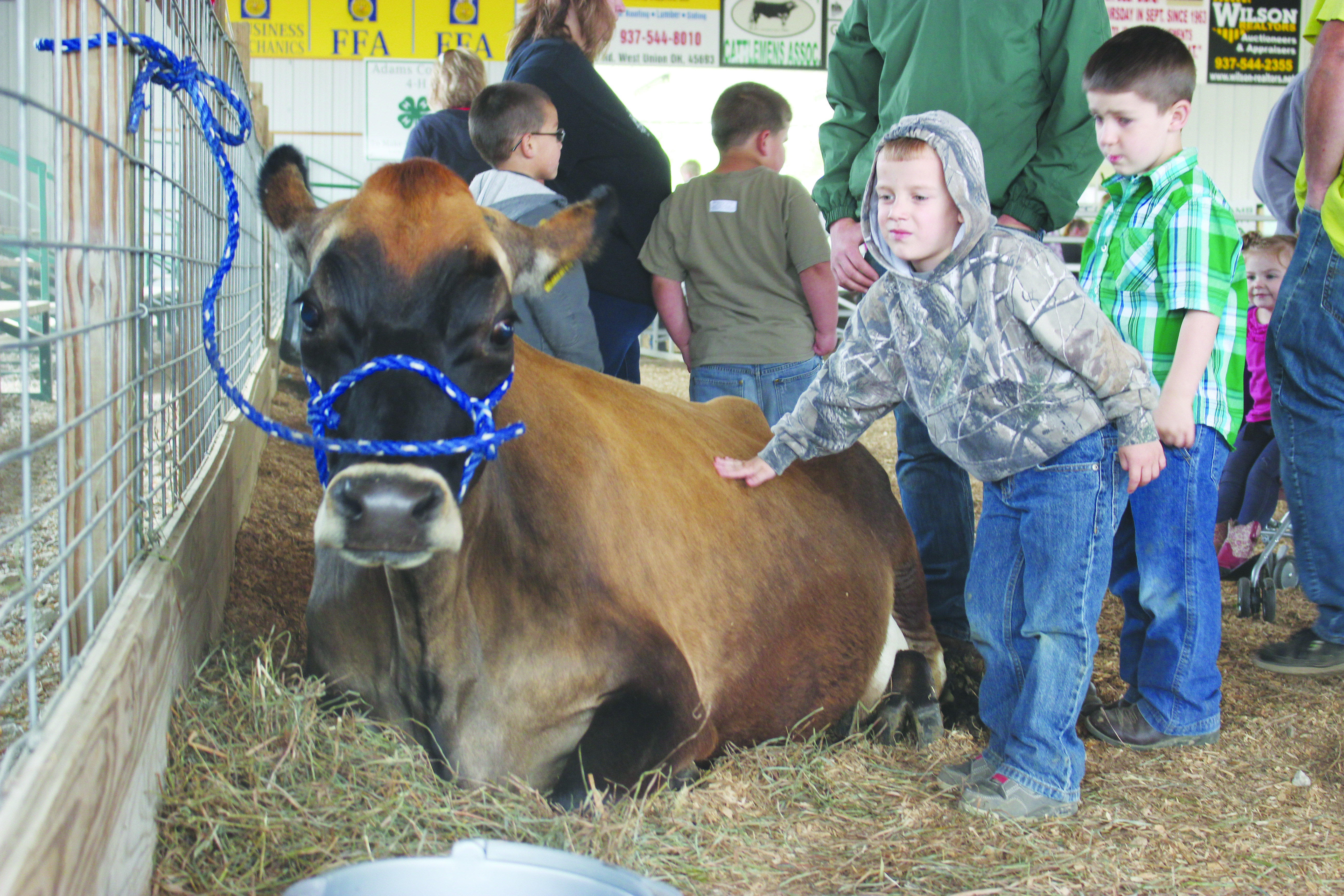Animals of all types and sizes were part of the CTC Ag Day on May 2.  The event was sponsored by the Ag Business and Ag Mechanics classes at the CTC.  Photo by Patricia Beech.