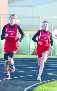 Brother and sister tandem Dan and Jenny Seas will be looking to be crowned as state champions in the 3200 Meter Run as the 2016 state track meet, held in Columbus on June 3-4. Photo by Mark Carpenter.