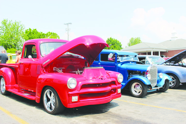 Classic cars filled the parking lot of OK Auto Parts in Peebles on May 29 as part of the fifth annual Tim Adams Cruise-In For Cancer benefit event.