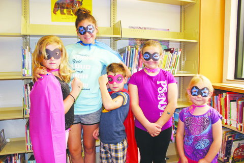 These youngsters came well-prepared for last week’s visit by the Caped Crusader.