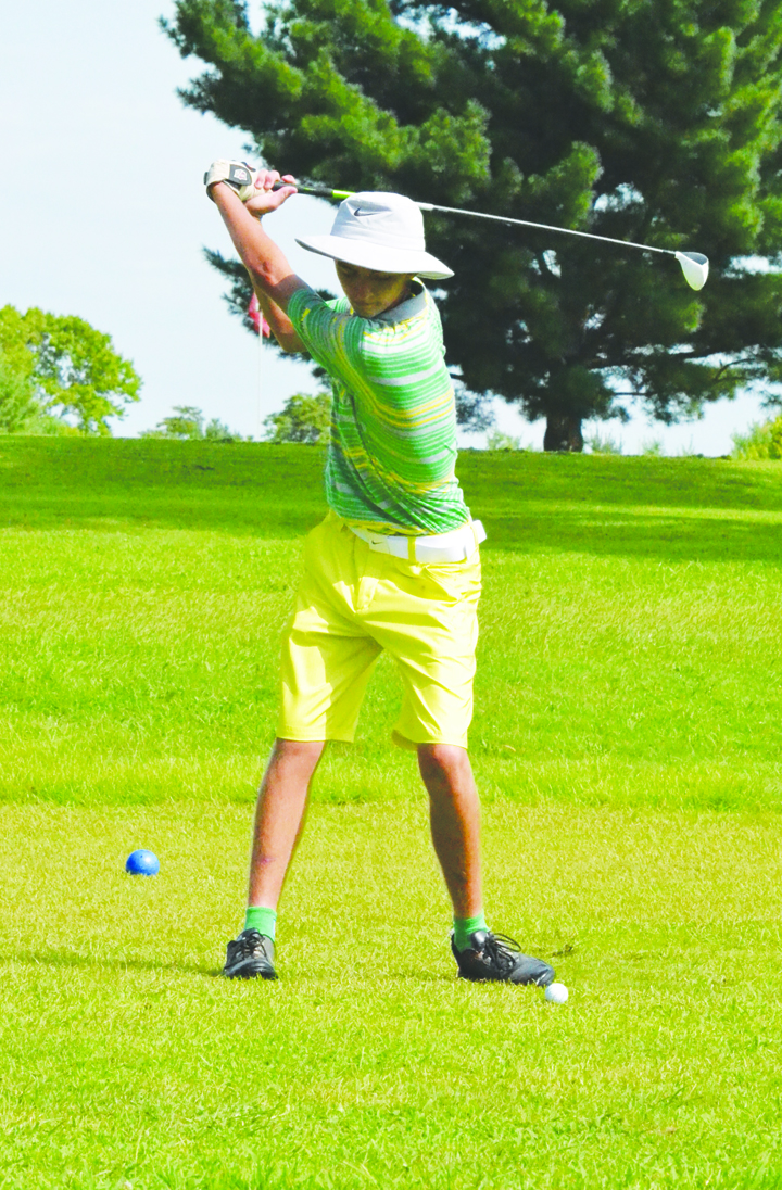 Bragging rights as the top golfer in Adams County, at least for the day, went to West Union’s Elijah McCarty, who shot a 72 for 18 holes to take first place in the annual Adams County Cup competition.