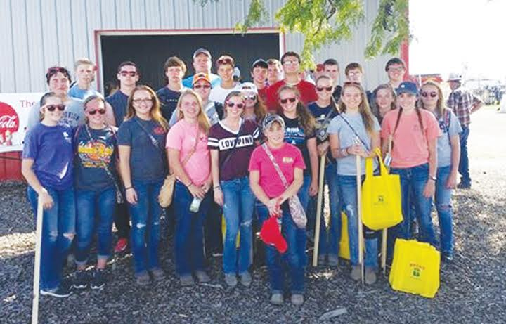 The members of the West Union FFA have had a busy opening to the 2016-17 school year.