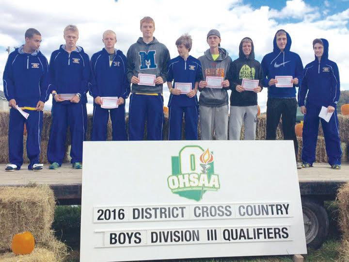 By virtue of their sixth place finish in the Division III District race, the Manchester Greyhounds boys’ cross-country squad will be competing in the regional race this coming Saturday in Pickerington.
