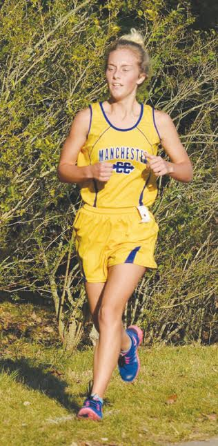 Manchester senior Shyanne Tucker will be taking her talents on to this weekend’s regional cross-country race, qualifying in the district meet at Rio Grande.