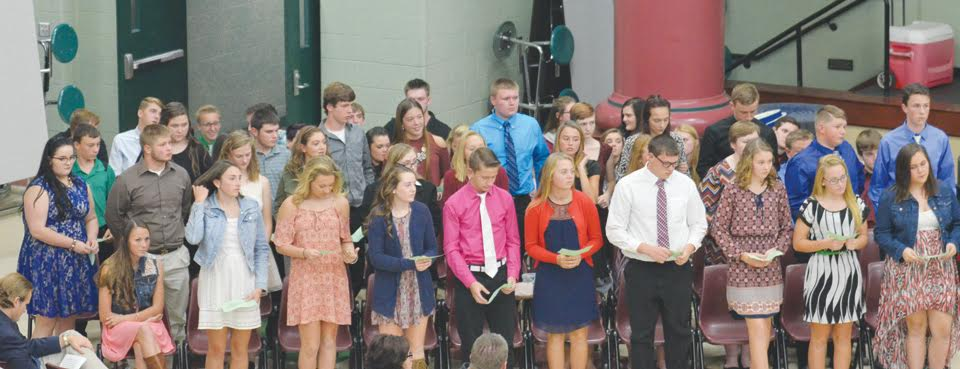 West Union High School held its annual National Beta Club and National Honor Society induction ceremonies on Tuesday, Oct. 25 at the high school.