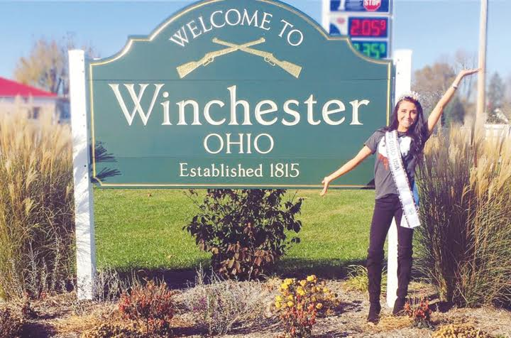 Winchester native and 2010 North Adams graduate Dinaleigh Baxter was recently crowned Miss Ohio USA and is quick to credit all of her success to her Adams County and family roots.