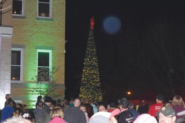 The annual Christmas Tree Lighting ceremony took place on Saturday, Nov. 26 as part of an Adams County Christmas in downtown West Union.
