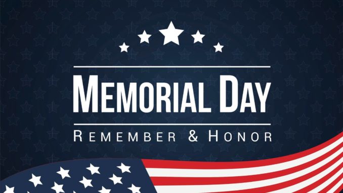 Memorial Day Services Set For The County People S Defender