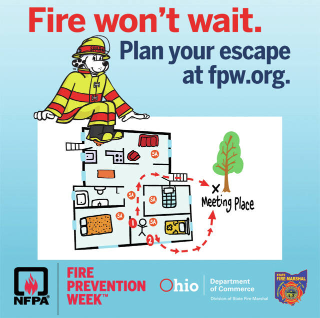 00 years of Fire Prevention Week celebrated with the theme ‘Fire Won’t